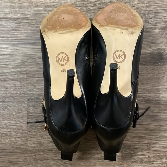 MICHAEL Michael Kors Black leather boots size - 8M - Picture 7 of 8